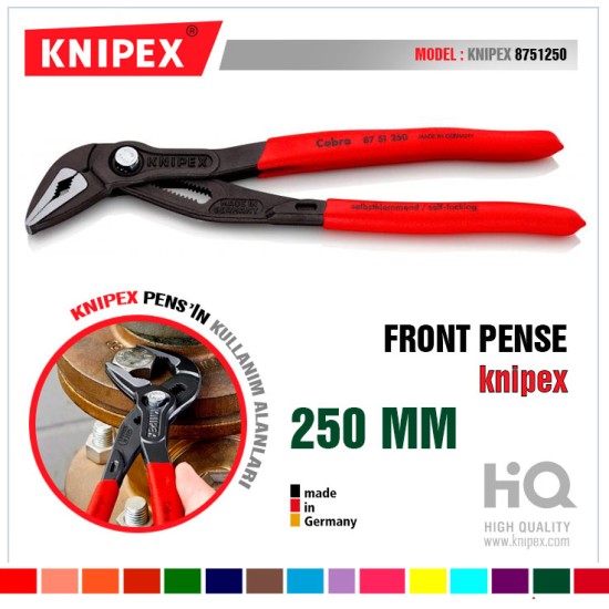Knipex 8751250 Front Pense